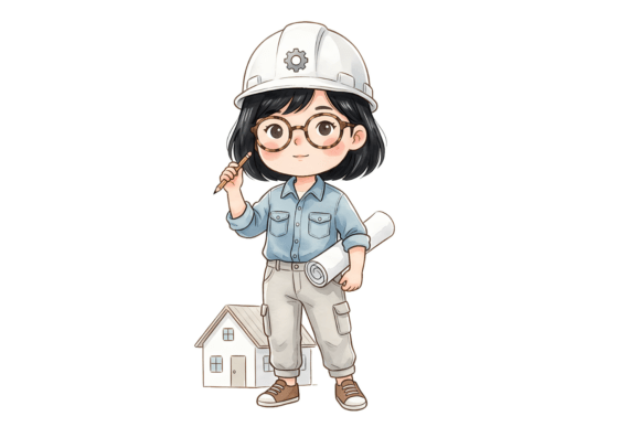 Cute Civil Engineer PNG Cut Files Guide