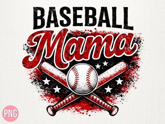 Elevating Print-on-Demand with the Baseball Mama Sports Gameday PNG T-Shirt Design