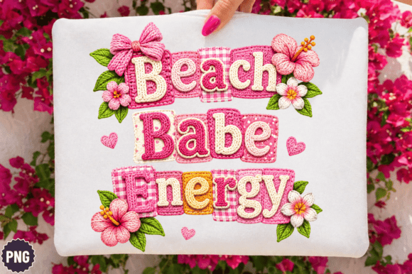 Elevating Summer Merchandise with High-Quality Beach Babe Energy Sublimation Designs
