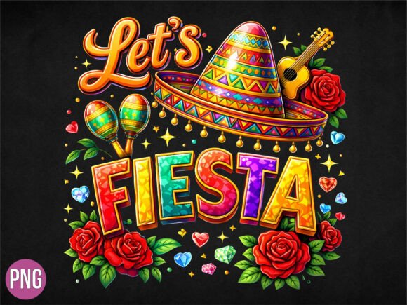 Let’s Fiesta: Elevating Creativity with the Sombrero Maracas Rose PNG