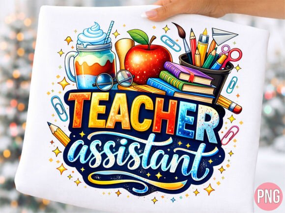 Teacher Assistant School Supplies PNG: Elevating Educational Design with High-Quality Digital Assets