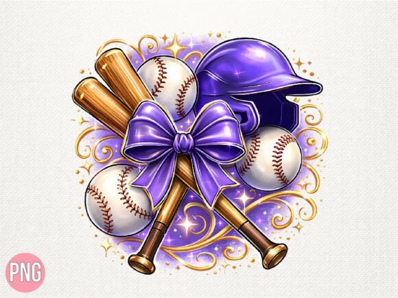 Unlocking Creative Potential with the Purple Baseball Bow Coquette Sports PNG: A Guide to High-Quality Digital Design